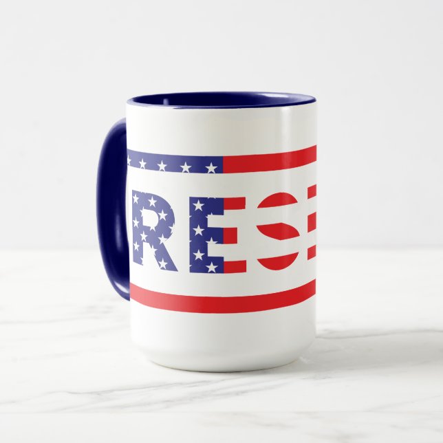 RESIST | United States Flag Mug (Front Left)