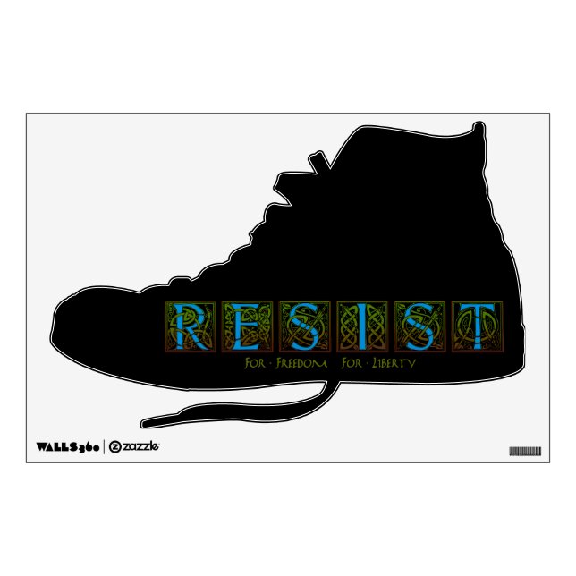 Resist Wall Decal (Front)