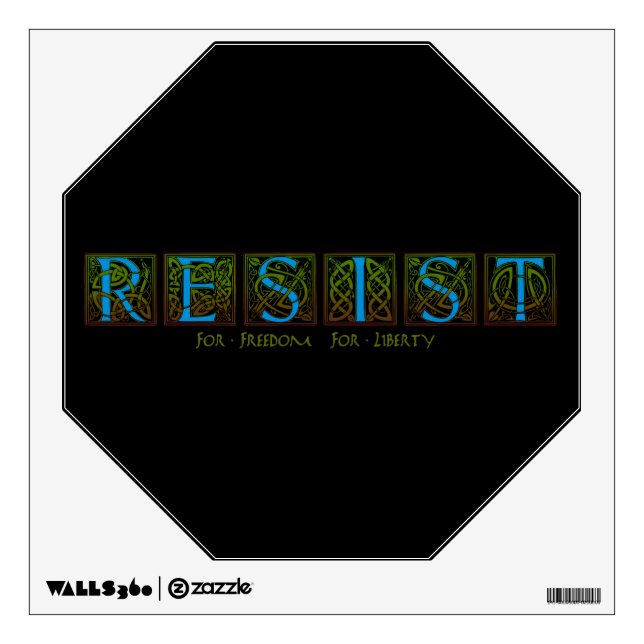 Resist Wall Decal (Front)
