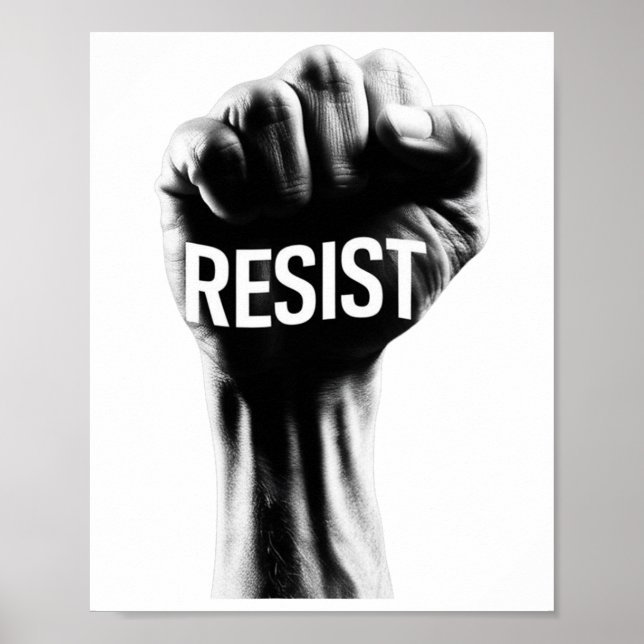 Resist With A Fist  Poster (Front)