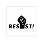 Resist with a Fist Rubber Stamp