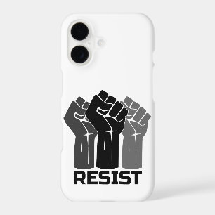 Resist with fist - in black 0003 iPhone 17 case