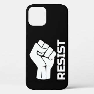 Resist with fist - in white 0002 iPhone 12 case