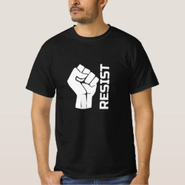 Resist with fist - in white 0002 T-Shirt