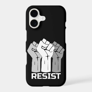 Resist with fist - in white 0003 iPhone 17 case