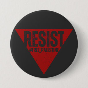 Resist word with inverted red triangle resistance  button