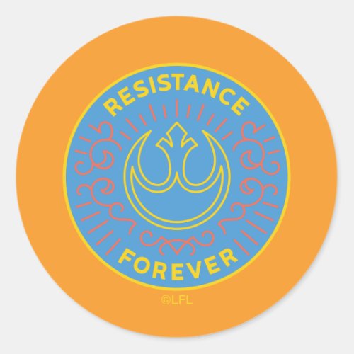 Resistance Forever Rebel Insignia Decal Classic Round Sticker