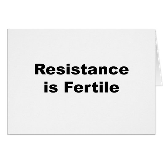 Resistance Is Fertile Cards (Front Horizontal)