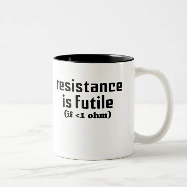 Resistance Is Futile Coffee Mug (Right)