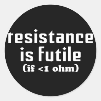 Resistance Is Futile Sticker