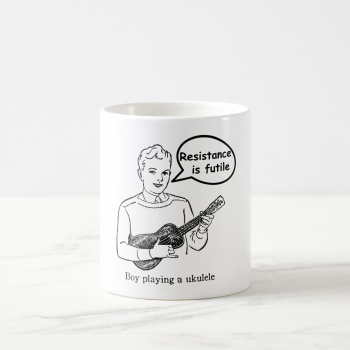 Resistance is futile (Ukulele) Coffee Mug