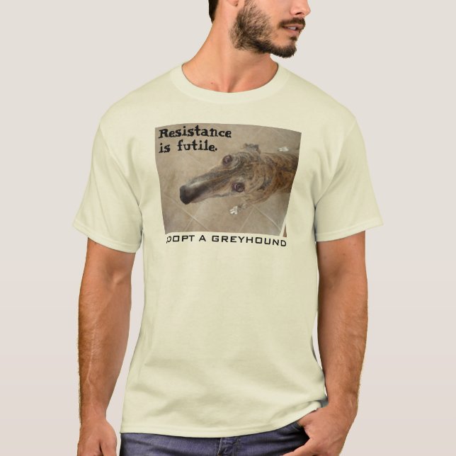 Resistance is futile. (v. 2-for light apparel) T-Shirt (Front)