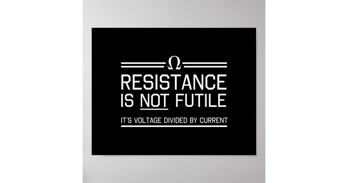Resistance Is Not Futile Poster 