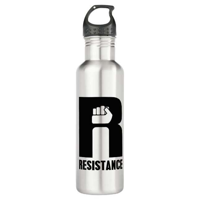 Resistance Stainless Steel Water Bottle (Front)