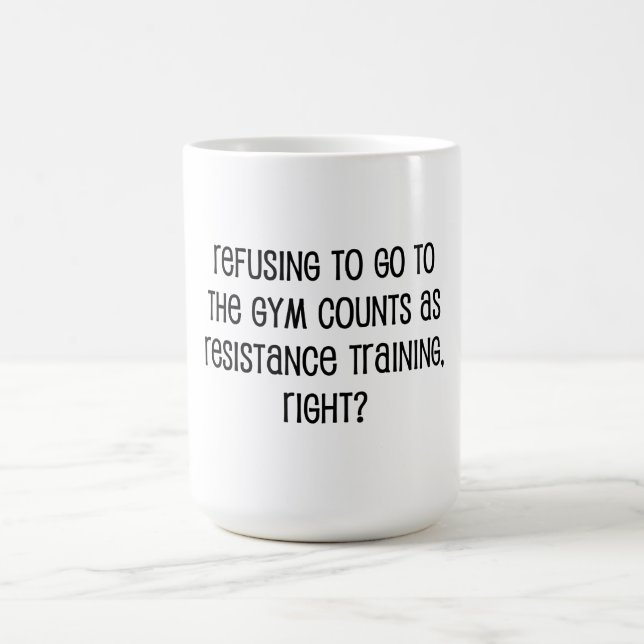 Resistance Training Coffee Mug (Center)