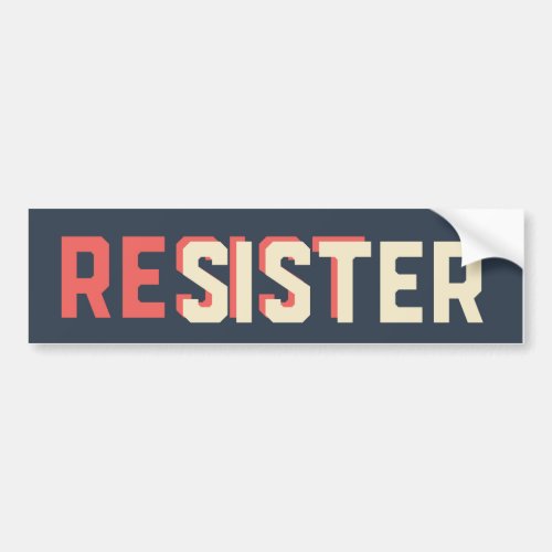 Resister Sister Bumper Sticker