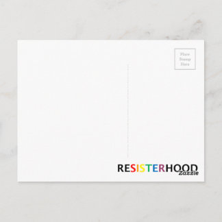 Resisterhood postcard