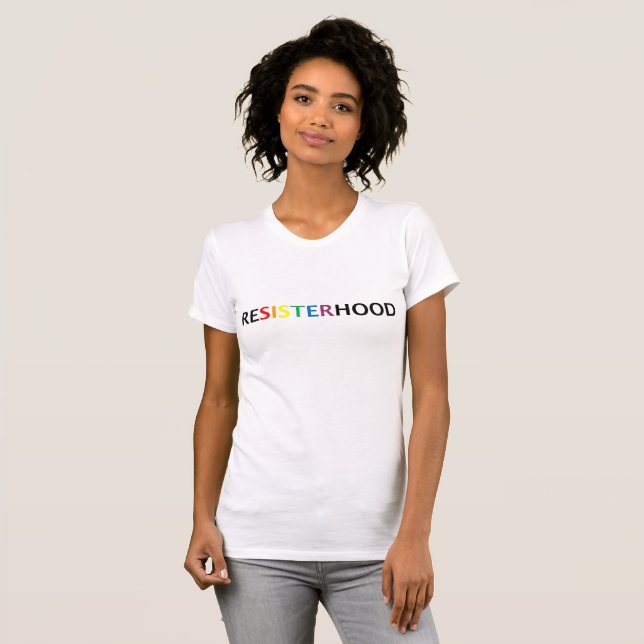 Resisterhood t-shirt (Front Full)