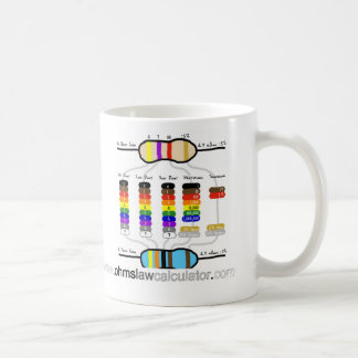 Resistor Color Chart Coffee Mug