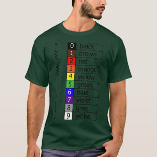 resistor colour codes T-Shirt