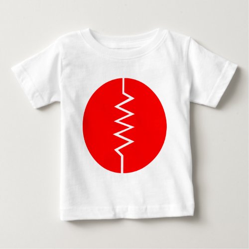 Resistor Symbol _ Circled Baby T_Shirt