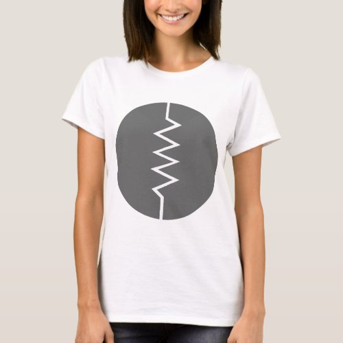 Resistor Symbol _ Circled T_Shirt