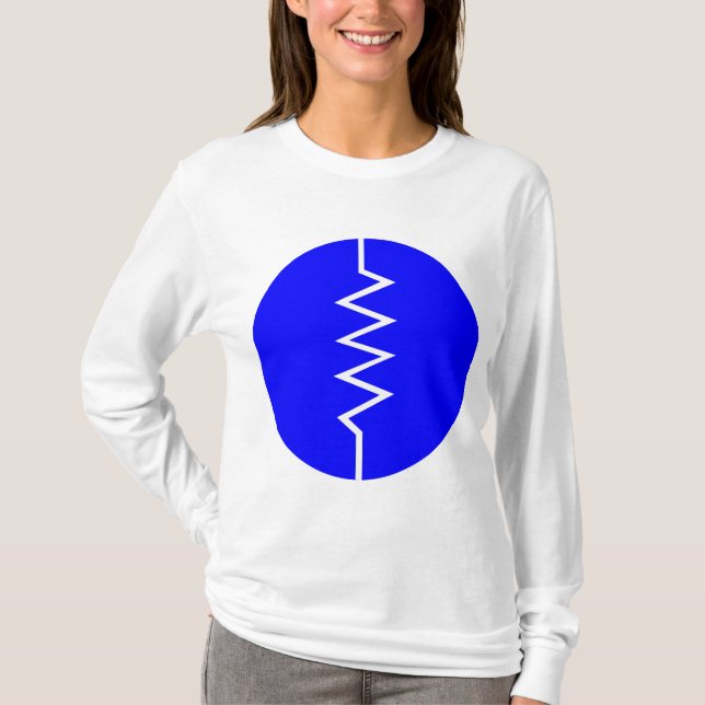 Resistor Symbol - Circled T-Shirt (Front)