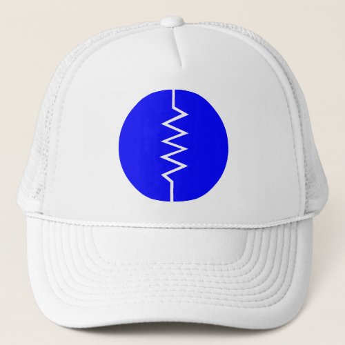 Resistor Symbol _ Circled Trucker Hat