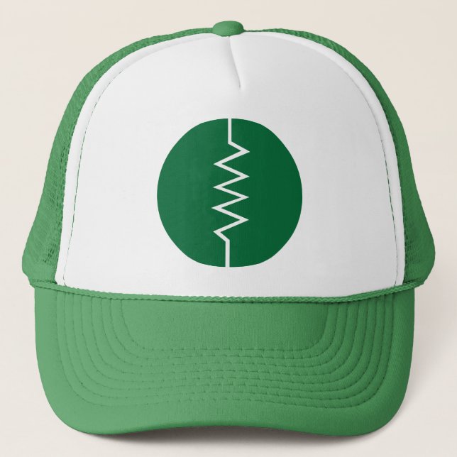 Resistor Symbol - Circled Trucker Hat (Front)