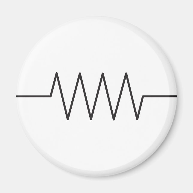 Resistor Symbol Magnet (Front)