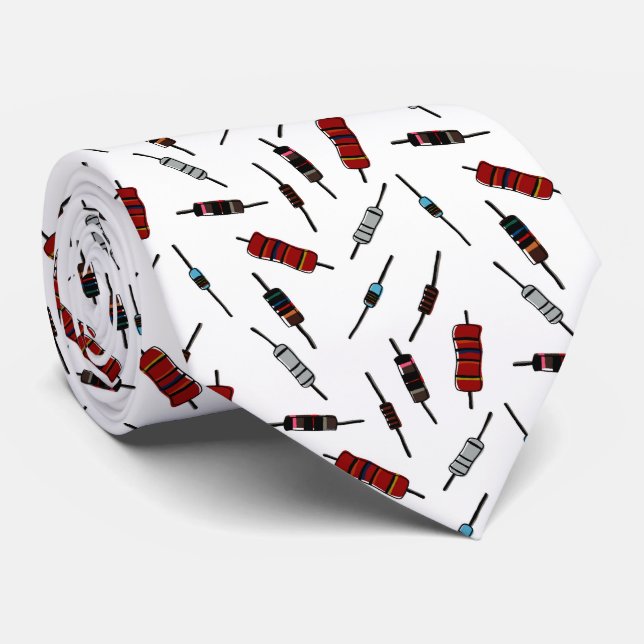 Resistors - Color Neck Tie (Rolled)