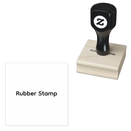 Resize 2" x 2" Self Inking Rubber Stamp