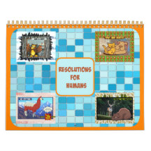 Resolutions for Humans Calendar (Medium size)