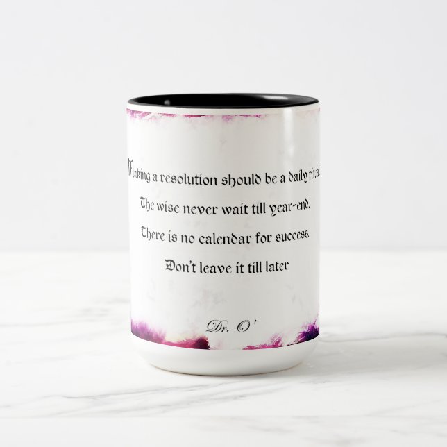 Resolutions - Mug (Center)