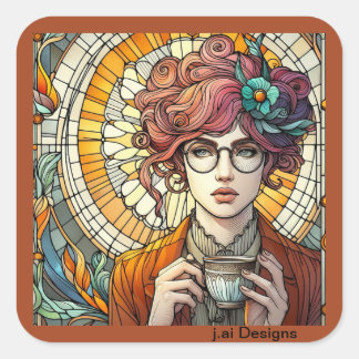 Resolve Square Sticker