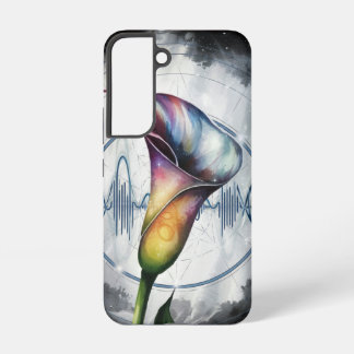 Resonant Sound Wave Calla Lily Samsung Galaxy S22 Case
