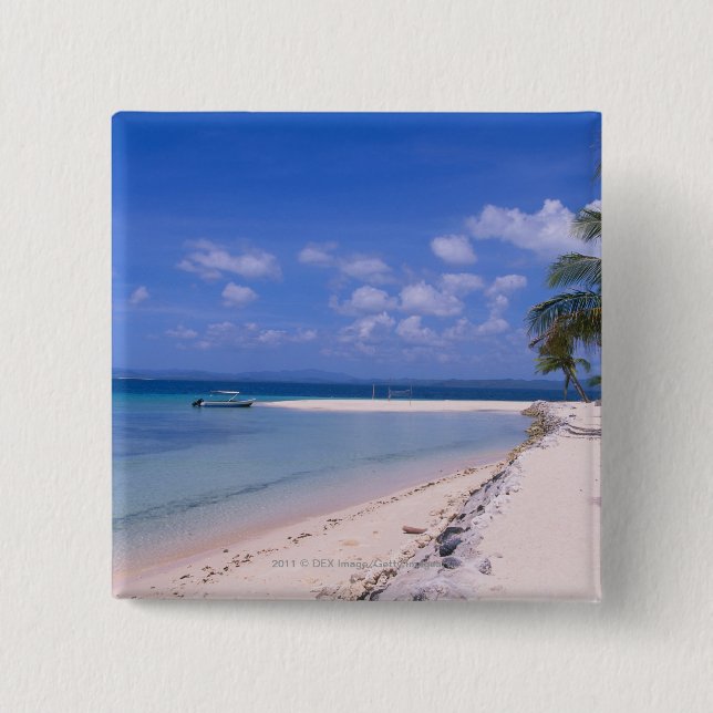 Resort on the beach button (Front)