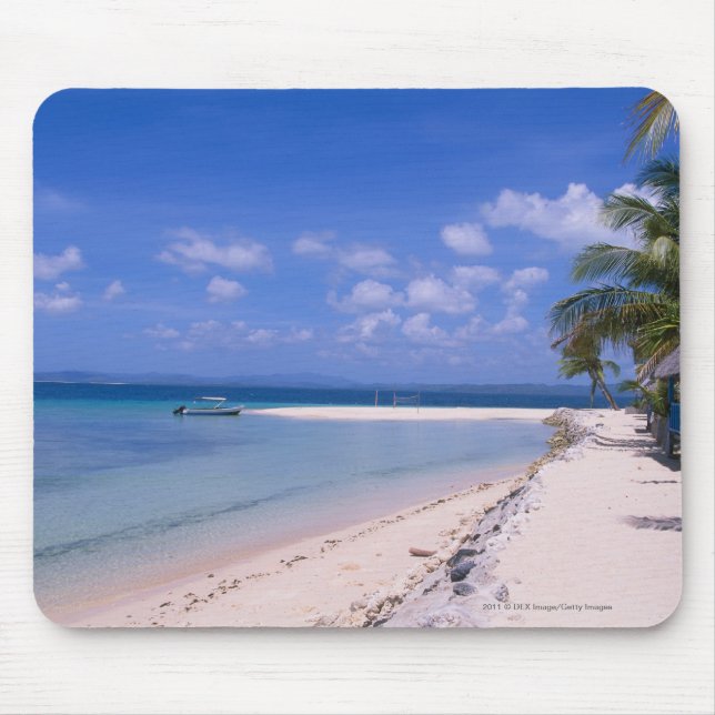 Resort on the beach mouse pad (Front)
