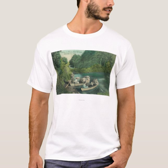 Resorters Boating at the Springs T-Shirt (Front)