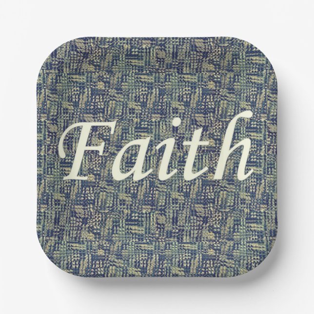 Resounding Faith  Paper Plates (Front)