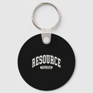 Resource Teacher Appreciation Design For Women Men Keychain