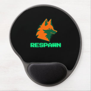 RESPAWN – Neon Gamer Fox Logo Gel Mouse Pad