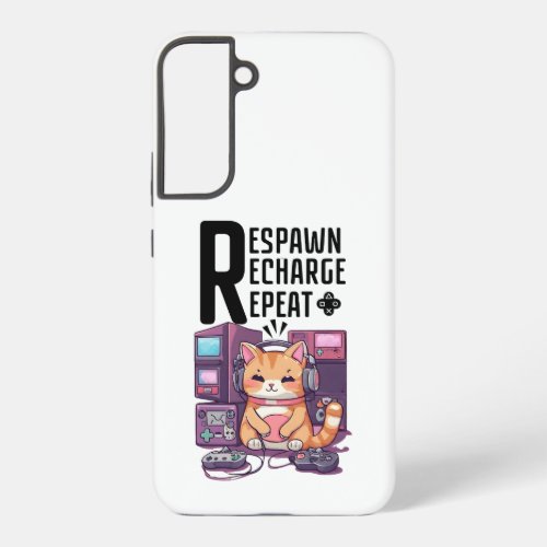 Respawn Recharge Repeat Samsung Galaxy S22 Case