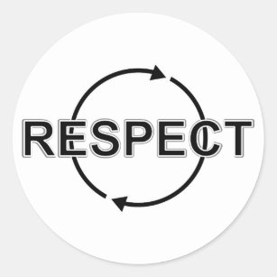 Respect Classic Round Sticker