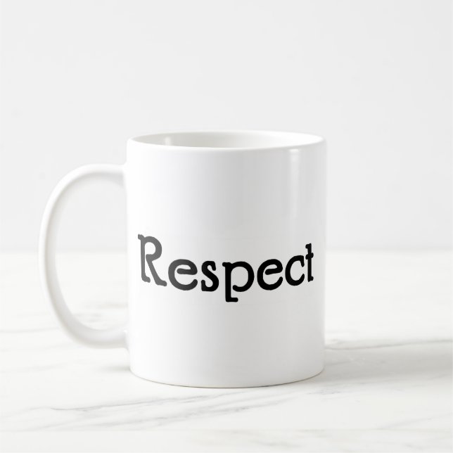 Respect Coffee Mug (Left)