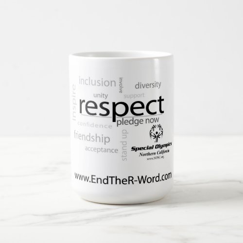 Respect coffee mug