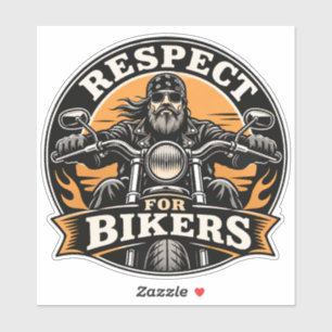 Respect For Bikers vintage sticker