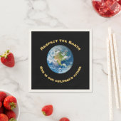 Respect Future of Planet Earth Paper Napkins (Insitu)