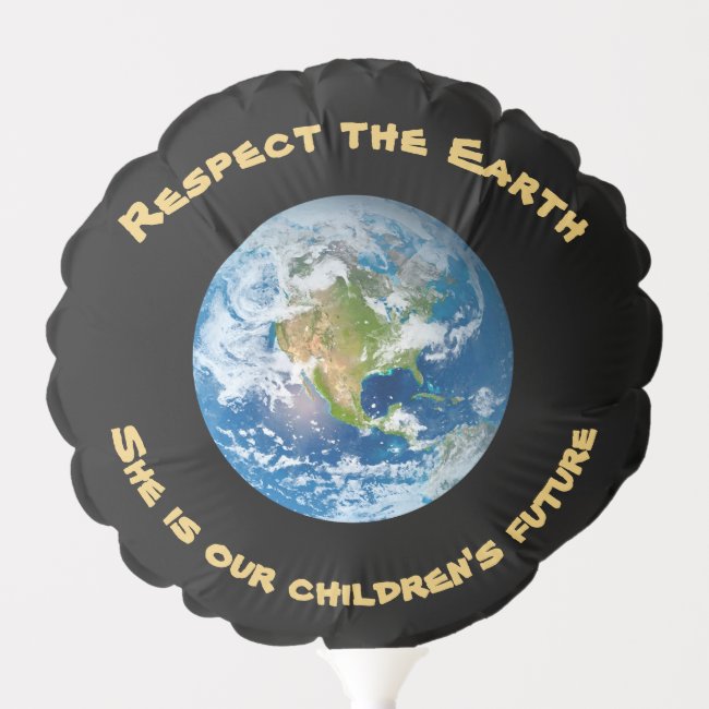 Respect Future of Plant Earth Balloon