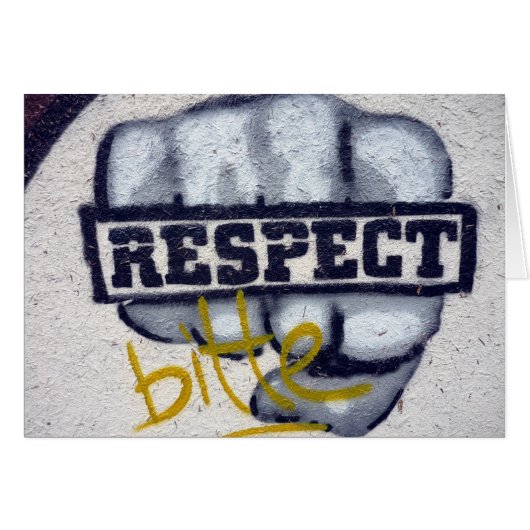 respect graffiti (Front Horizontal)